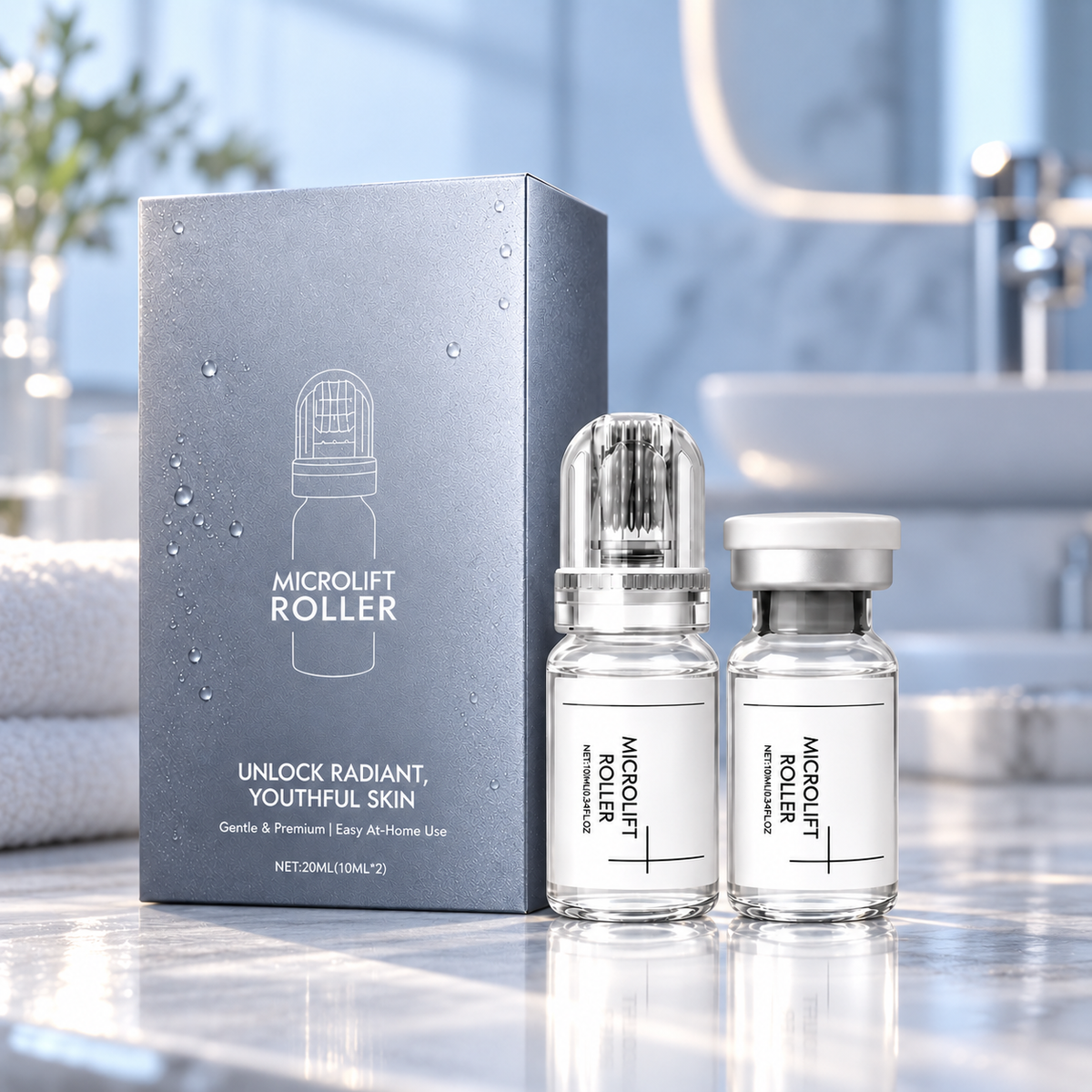 Haravi™ Microlift Roller — Micro-Infusion Brightening & Firming System